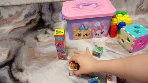 Развивающие игрушки для малышей: кубики, буквы, цвета и многое другое. 
часть 5.