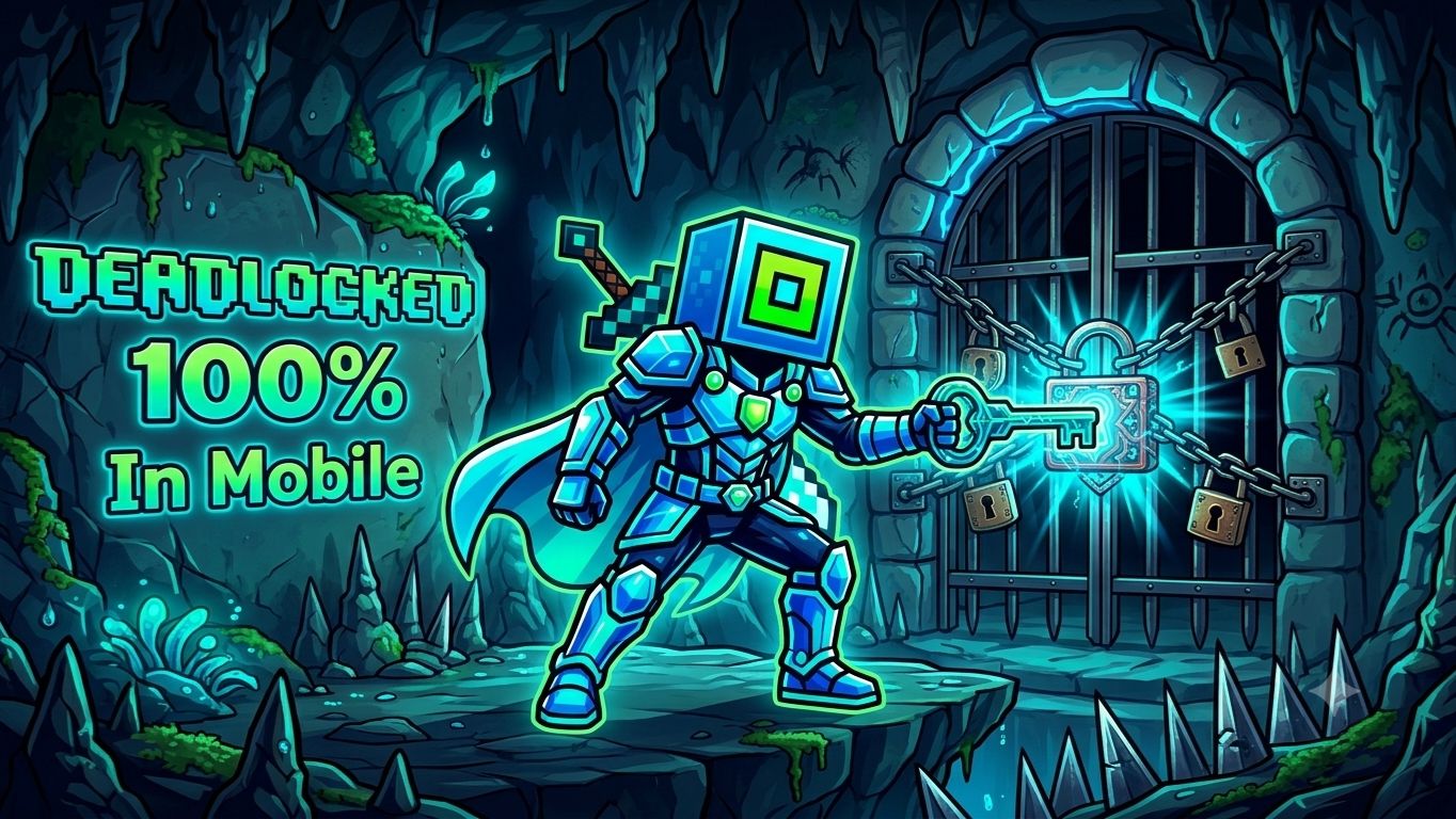 Geometry dash Level DEADLOCKED In Mobile! смотреть онлайн