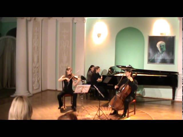 Georgy Sviridov. Piano trio (Георгий Свиридов фортепианное трио) смотреть онлайн