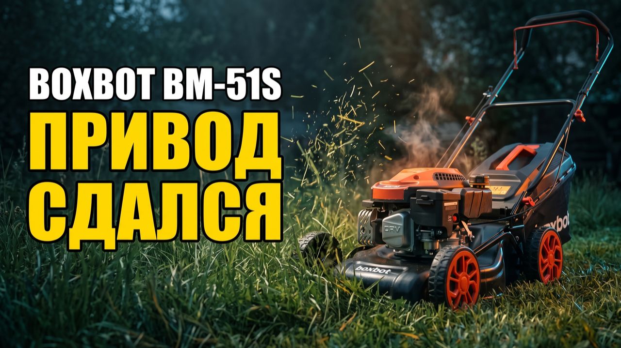 Газонокосилка Boxbot BM-51S: Привод Умер Через Месяц смотреть онлайн