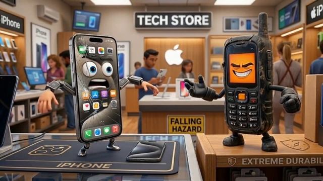 СМ против кнопочного телефона: кто сильнее? 📱🔥