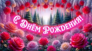 С Днём рождения, женщине! 🌸 Нежная русская народная песня-поздравление