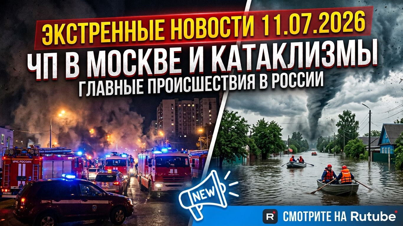 НОВОСТИ СЕГОДНЯ 11.07.2026 | ЧП в Москве, разрушительные катаклизмы, главные происшествия в России