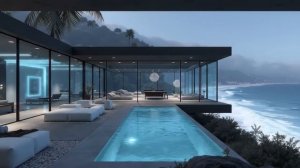 Deep Work Ambient Music ｜ Modern Minimalist Villa, Peaceful Nature Sounds & Maximum Productivity