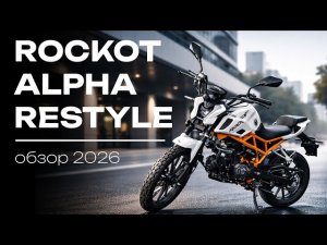 Rockot Alpha Restyle | Мопед или мотоцикл? | ОБЗОР