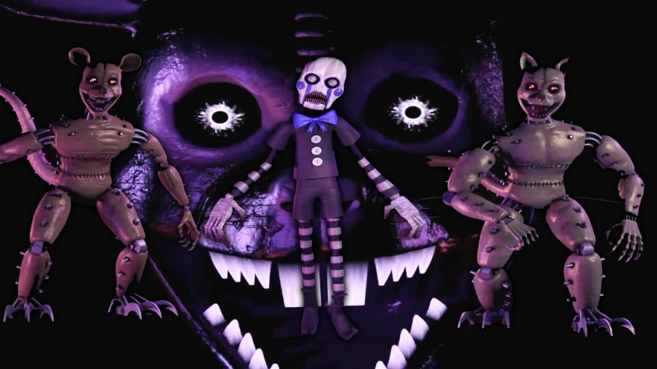 Five Nights at Candy's 3 — все дополнительные мини-игры Jumpscares смотреть онлайн