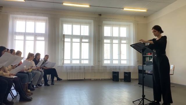 || тур работа с хором.Б. Чичков « В небе тают облака» смотреть онлайн