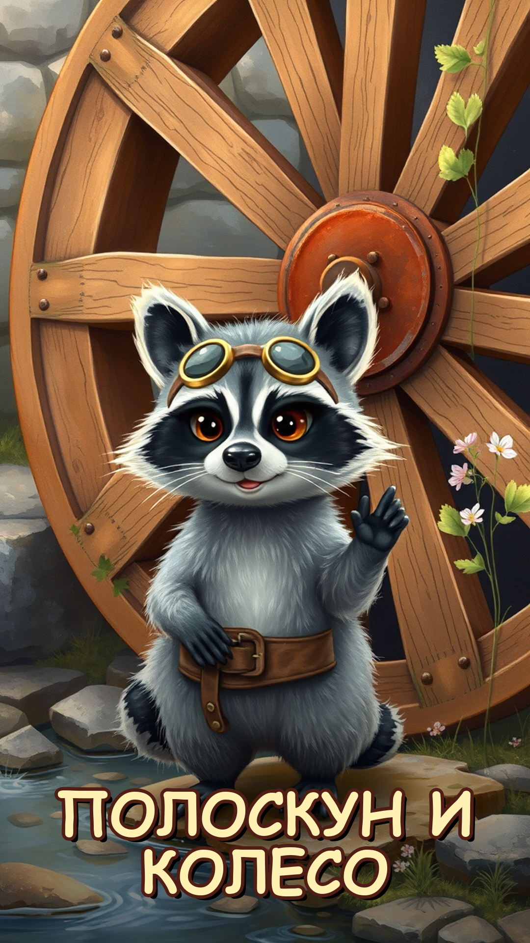 Полоскун и водяное колесо: маленькие лапки — большое дело 🦝 смотреть онлайн