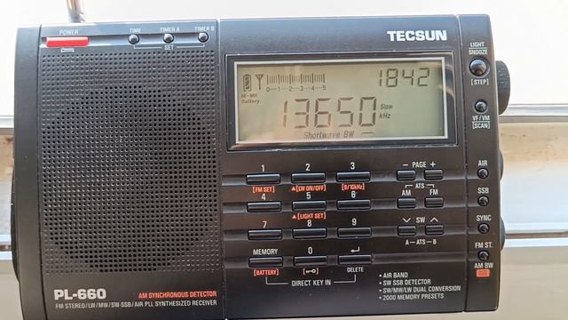 Tecsun PL-660 Всемирная Радиосеть, Радиопанорама 13650 kHz 15:30 UTC 13.04.2024 смотреть онлайн