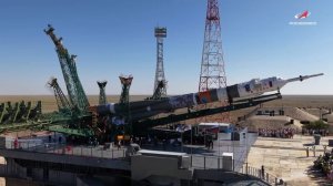Вывоз ракеты с кораблём «Союз МС-29» на стартовый комплекс