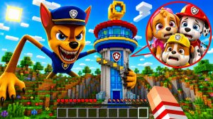 😭 ЗАЧЕМ ГОНЩИК ПОЖИРАТЕЛЬ НАПАЛ НА БАЗУ ЩЕНЯЧИЙ ПАТРУЛЬ в МАЙНКРАФТ PAW PATROL МУЛЬТИК