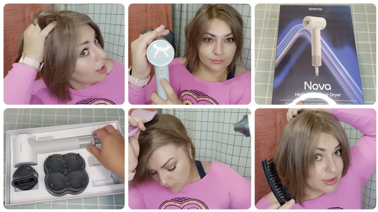 3 СЕКРЕТА ОБЪЕМНОЙ УКЛАДКИ 🤩 СКОРОСТНОЙ ФЕН SOOCAS A1(Nova) / ПРИКОРНЕВОЙ ОБЪЕМ НАДОЛГО👌🏼 смотреть онлайн