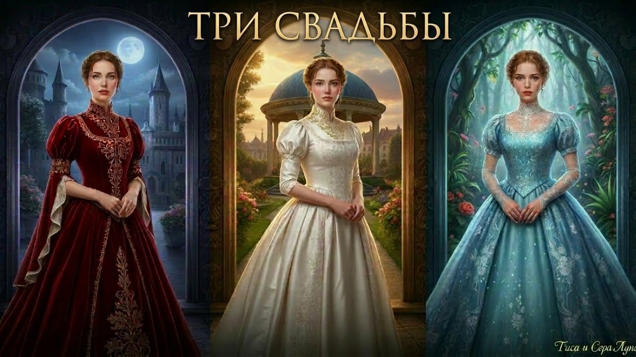 ТРИ СВАДЬБЫ В ОДНУ НОЧЬ — Попаданки в другой мир | Романтическое фэнтези (Аудиокнига 2026) смотреть онлайн