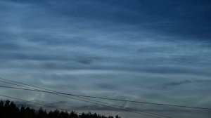 Серебристые облака 24 июля, 2025. Сургут