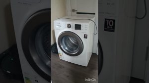 Краткий обзор стиральной машины Samsung WW90DG5G34ABLE                глубина - 47см.