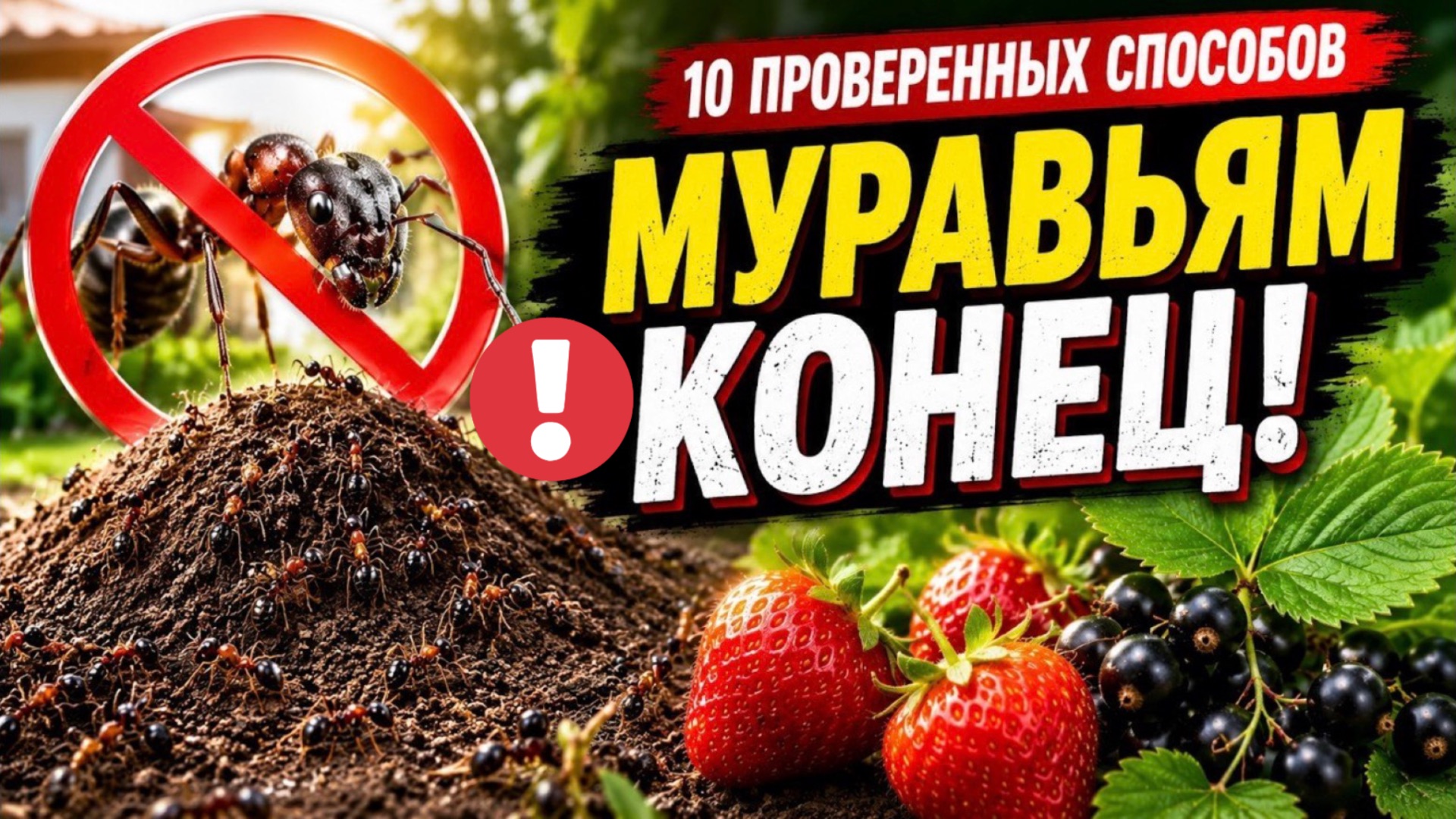 Муравьи и ТЛЯ уйдут НАВСЕГДА! Секретный рецепт без химии! смотреть онлайн