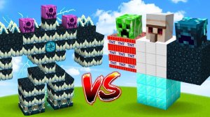 МУТАНТ С ТРЕМЯ ГОЛОВАМИ ПРОТИВ НОВЫХ ГОЛЕМОВ — битва мобов в Minecraft
