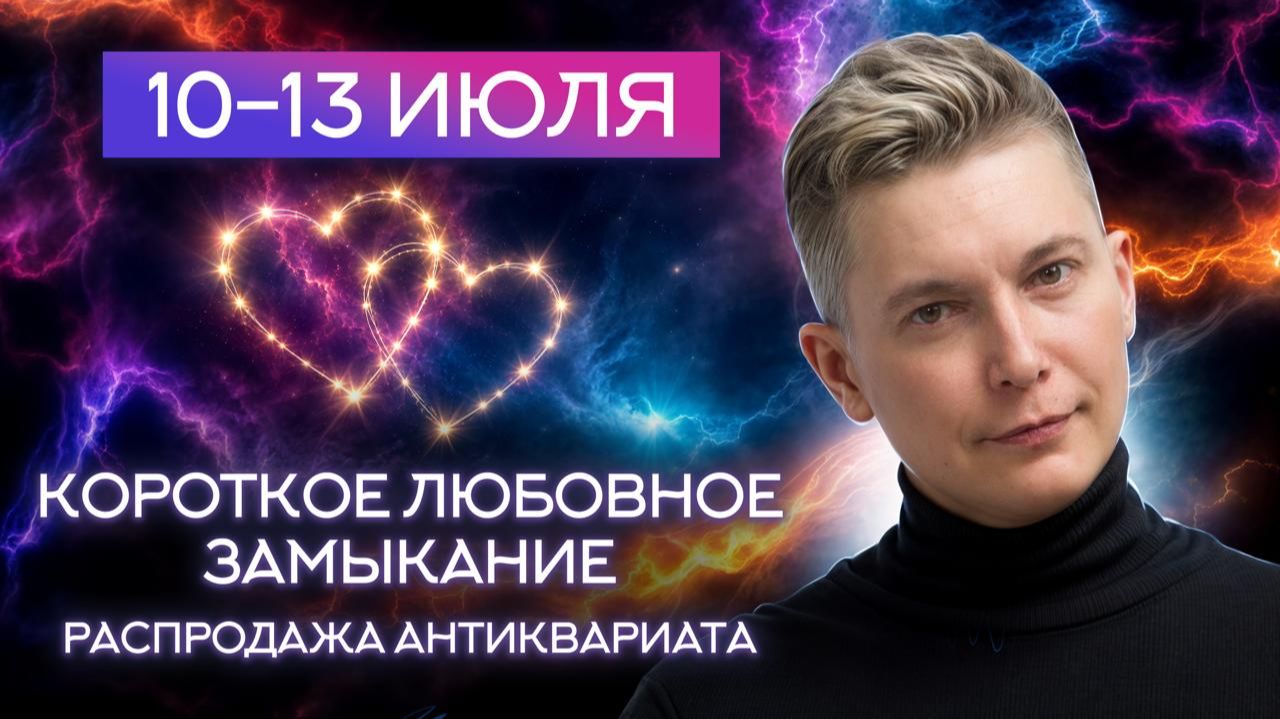 10-13 июля - сюрпризы любви от Венеры и Урана 2026. Душевный гороскоп Павел Чудинов