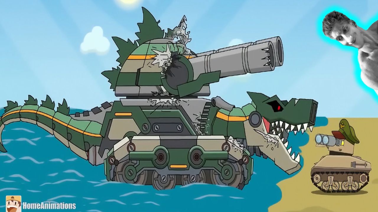 Вторжение Японской Годзиллы - Реакция на HomeAnimations - Мультики про Танки Геранд Анимация ! ? смотреть онлайн