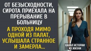Истории из жизни: От безысходности, сирота приехала на прерывание в больницу… А проходя мимо палаты…