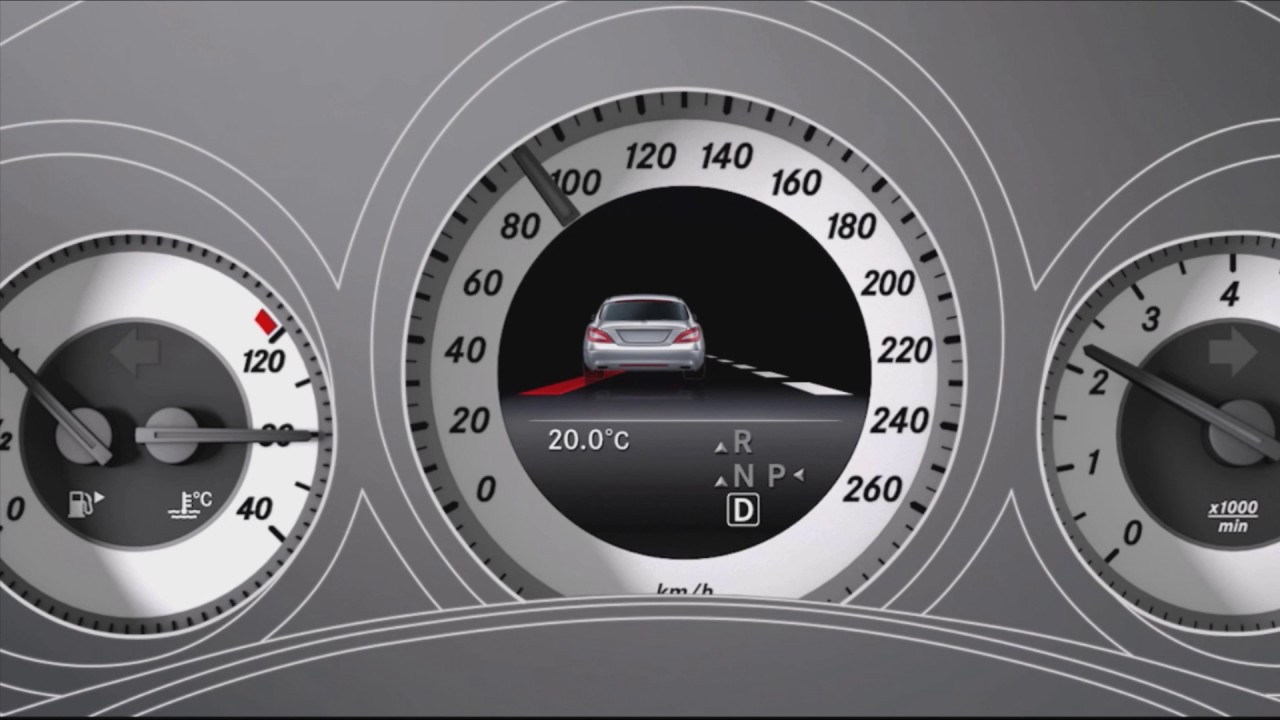 Активная система удержания полосы движения W218 CLS-Class Mercedes-Benz смотреть онлайн