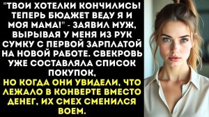 ИСТОРИИ ИЗ ЖИЗНИ|Зарплату будешь отдавать мне, а на расходы|РЕАЛЬНЫЕ ИСТОРИИ|ЖИЗНЕННЫЕ ИСТОРИИ