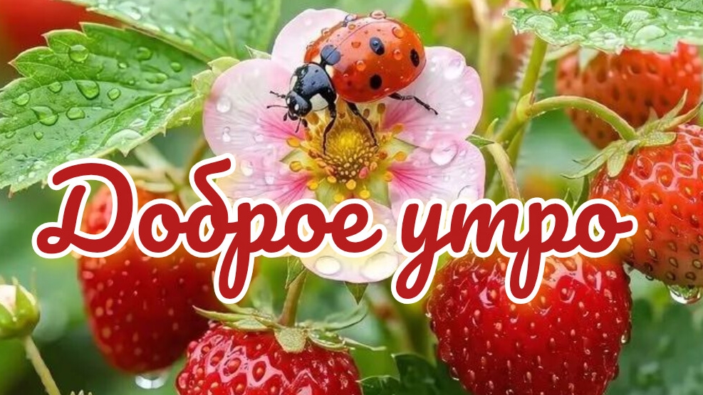 С добрым субботним утром. Красивая музыкальная открытка. смотреть онлайн