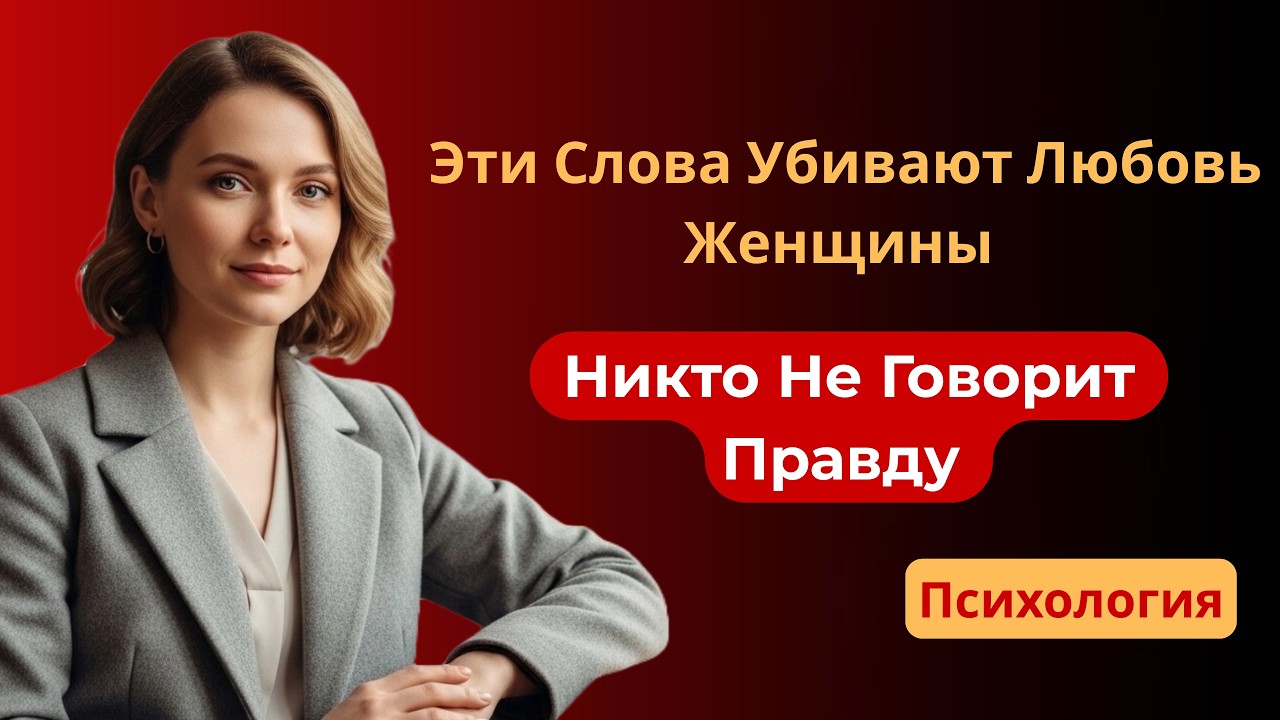 Эти слова могут разрушить любовь женщины | Правда, о которой никто не говорит | Психология смотреть онлайн