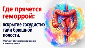 Где прячется геморрой: вскрытие сосудистых тайн брюшной полости. Фрагмент обучения