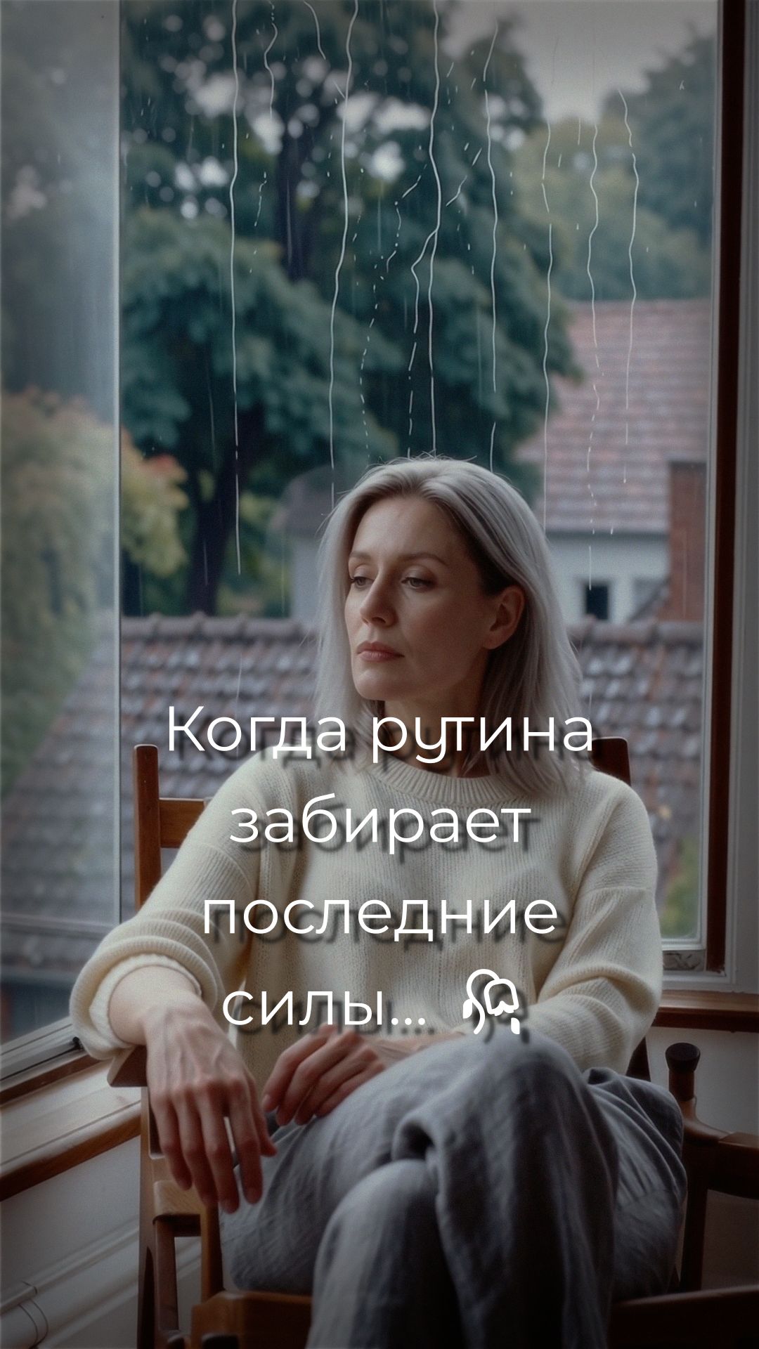 Вечер, который обнимает 🔥🌧️