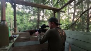 Охота на медведя у привады. Выход медведя в последний день!