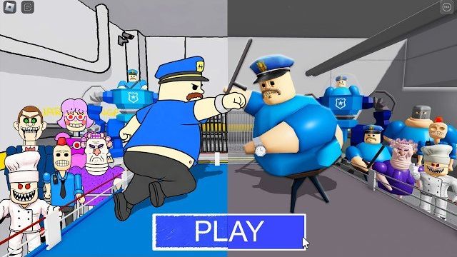 2D БАРРИ БОССЫ ПРОТИВ 3D БАРРИ БОССОВ! ПОБЕГ ИЗ ТЮРЬМЫ БАРРИ! #ROBLOX #OBBY смотреть онлайн