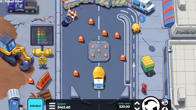 Pinball Street: шарик устроил полный хаос за секунду смотреть онлайн