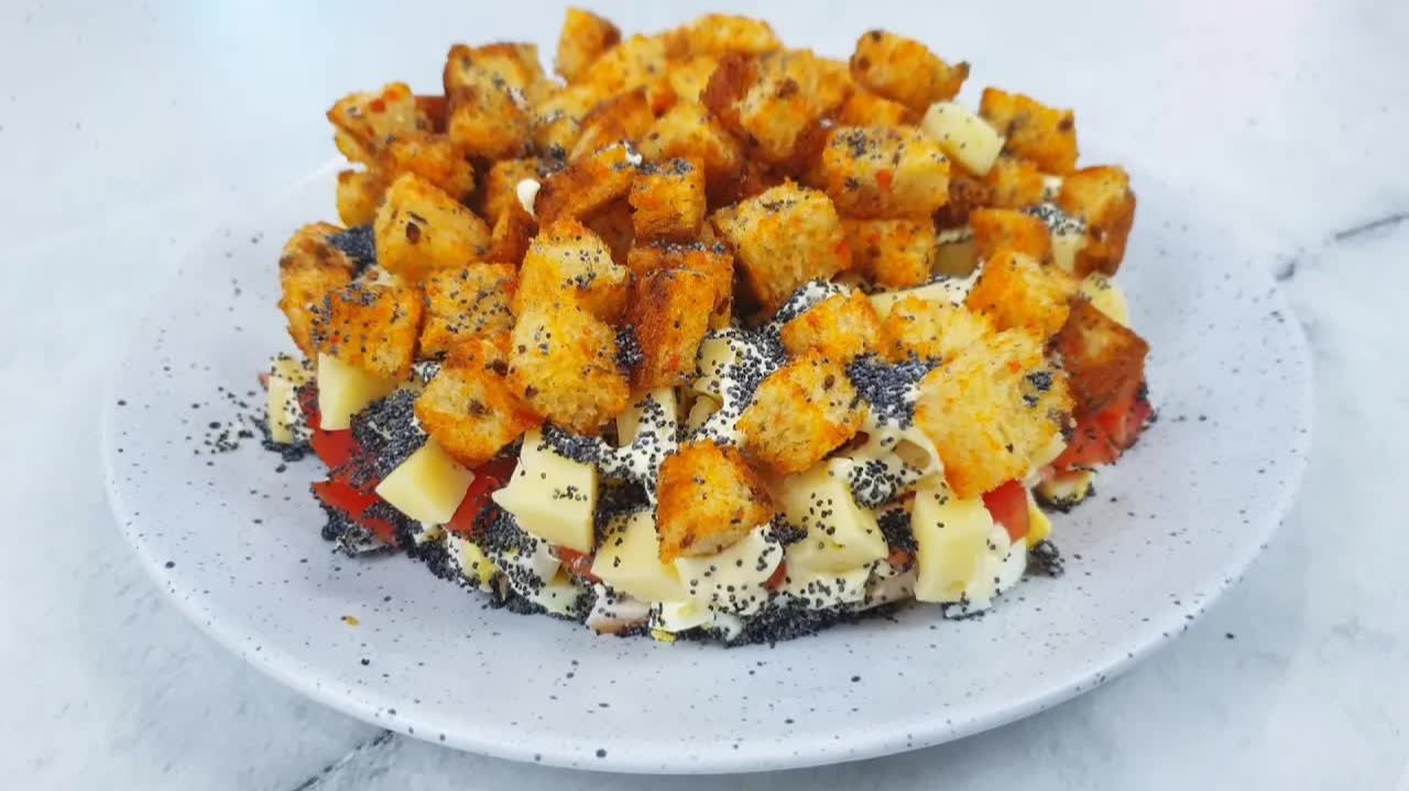 НИ ОДНОГО ПРАЗДНИКА БЕЗ ЭТОГО САЛАТА! Самый вкусный Салат, что я когда-либо ела! смотреть онлайн