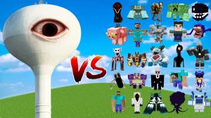 Сторожевая башня [Доктор Нигде] против всех боссов и мутантов Minecraft ｜ Битва мобов в Minecraft