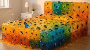Какую фантазийную кровать вы бы выбрали? ✨🛏️ | Расслабляющий мир мечты с ИИ АСМР. Отдых. Анимация