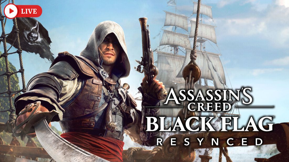 СТРИМ✅ Assassin's Creed Black Flag Resynced - Проходим на 100% №3 смотреть онлайн