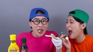 Большая еда Страусиное яйцо Мукбанг ДОНА DONA
