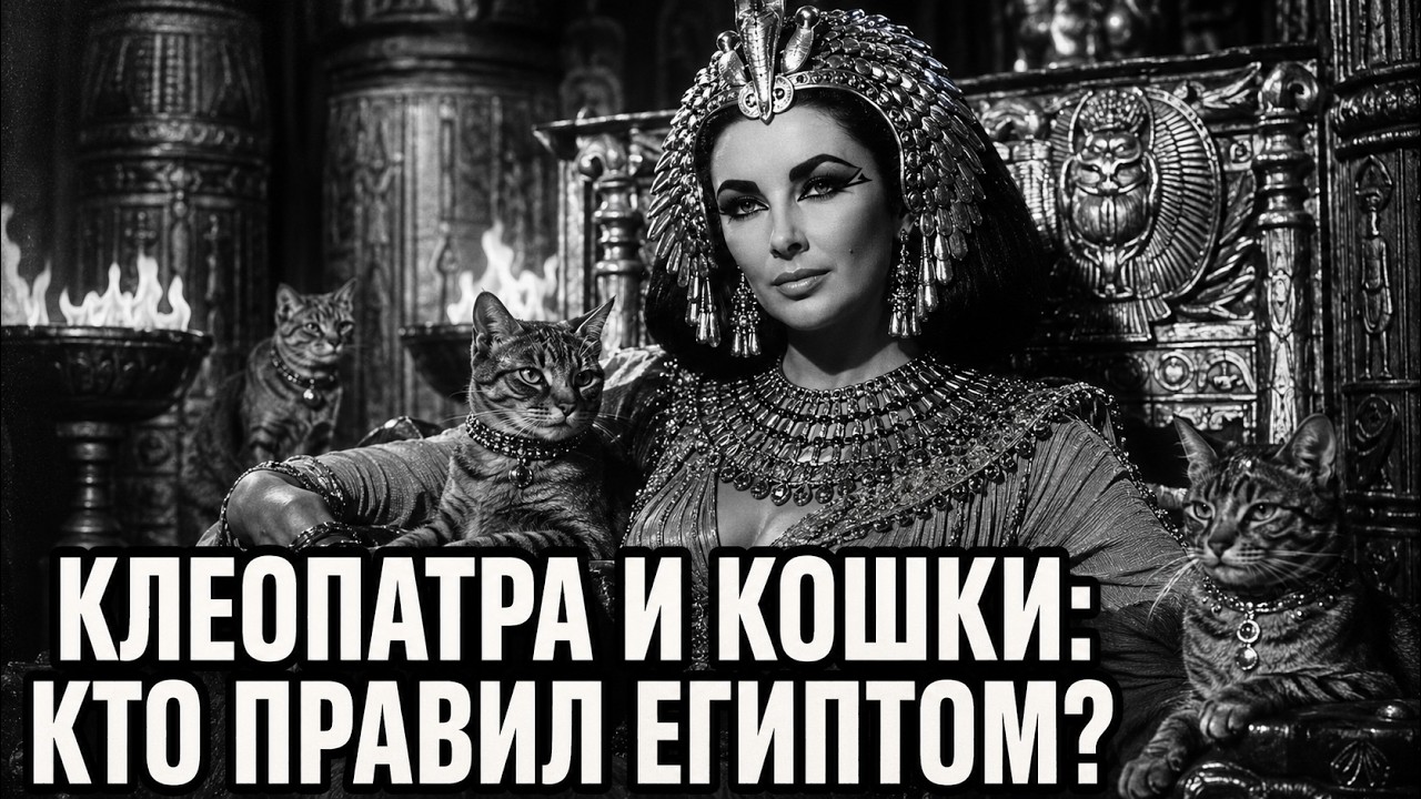Клеопатра и кошки: кто правил Египтом? #история #животные #history #великиеизвери #клеопатра #kleo смотреть онлайн