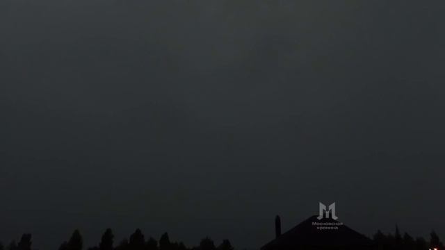 Молнии бьют в подмосковном Можайске смотреть онлайн