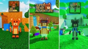 3 Разных игры Super Bear Adventure