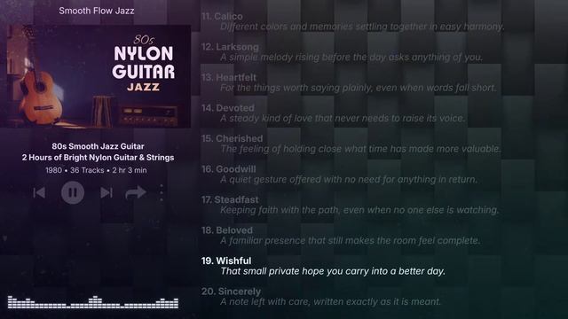80s Smooth Jazz Guitar – 2 Hours of Bright Nylon Guitar & Strings смотреть онлайн