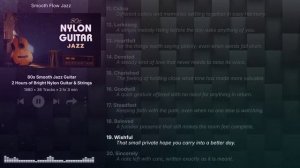 80s Smooth Jazz Guitar – 2 Hours of Bright Nylon Guitar & Strings