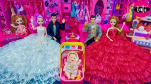 Играем в игрушки из мультика принцесса кукла Барби. Мультфильм для детей. ASMR АСМР