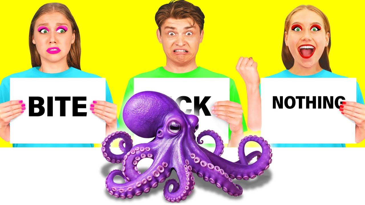 Откуси Лизни или Ничего Челлендж # Фантастические Лайфхаки с Едой от DuKoDu Challenge смотреть онлайн