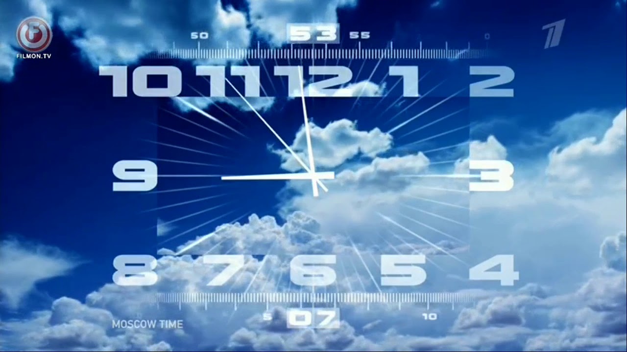 Часы с 47 до 2 сек. и начало новостей (Первый канал Европа, 15.10.2020 08:59)