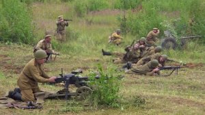 В Подмосковье воссоздали один из самых известных эпизодов Курской битвы.