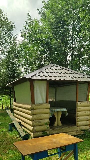 В гостях у родных, деревня Нижний Пшалым