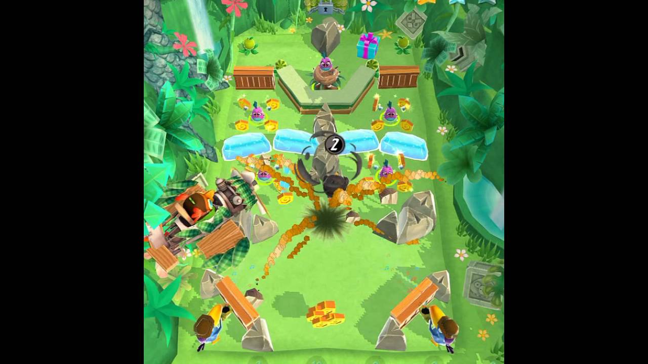 Angry Birds Action! Уровень 19! Неудачка! Злые птички экшн! Энгри бёдз