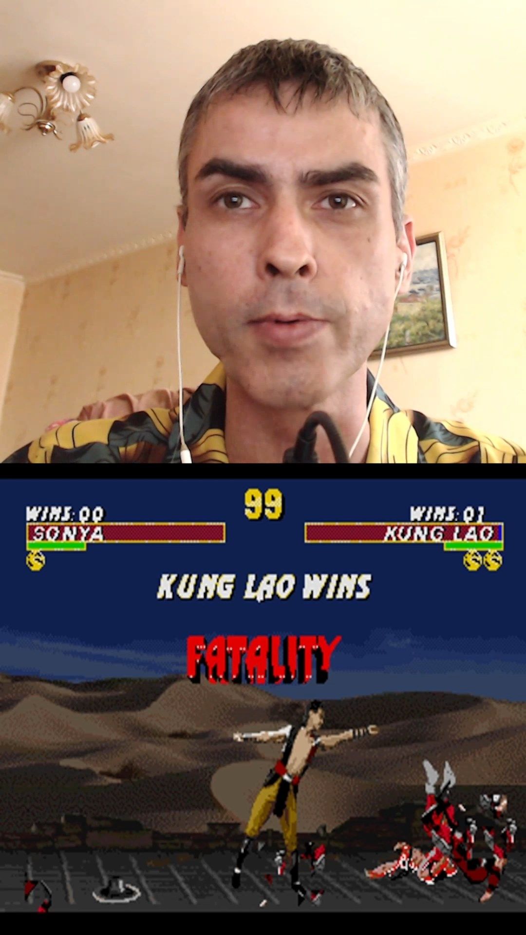 UMK3 волшебная шляпа Kung Lao